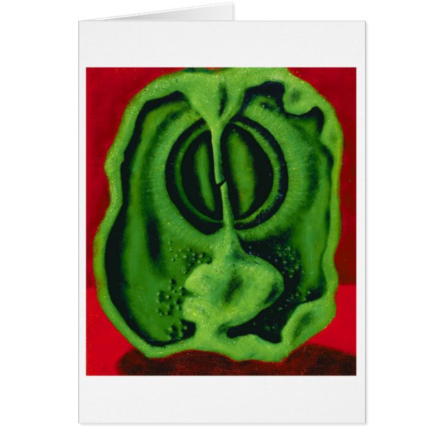 Cartão Pimenta verde (Frente)