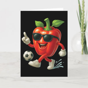 Cartão Pimentão Futebol