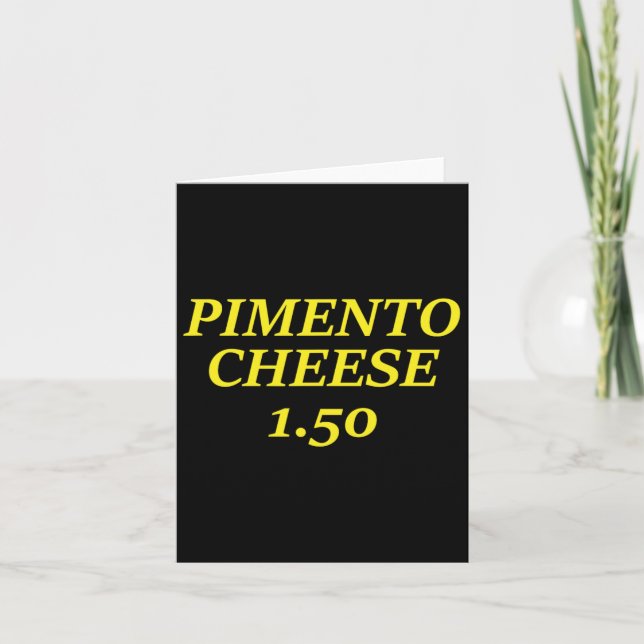 Cartão Pimento Cheese Golf Pai (Frente)