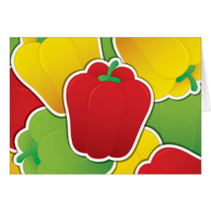 Cartão Pimentos (leveduras)