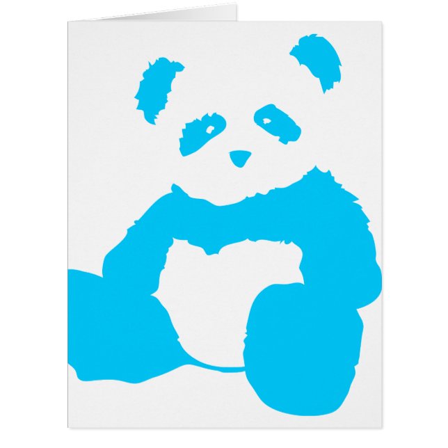 Cartão pincel panda (Frente)