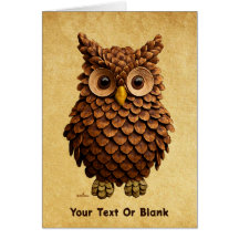 Pine Cone Owl