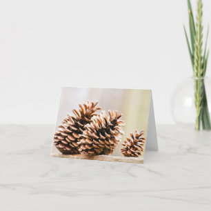 Cartão Pine Cones Note Card