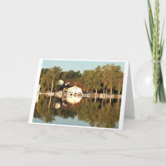 Cartão Pine Lake Marina - Original