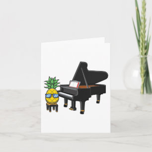 Cartão Pineapple Aloha Beaches Piano Gift Hawaii - Pianis