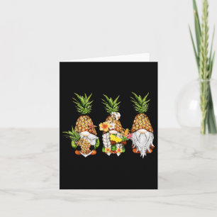 Cartão Pineapple Gnomos Beaches Summer Aloha Hawaii Hawai