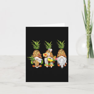Cartão Pineapple Gnomos Beaches Summer Aloha Hawaii Hawai
