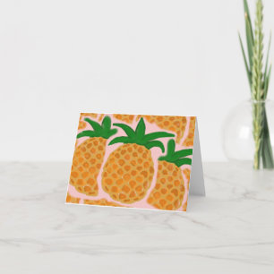 Cartão Pineapple Note Card (Hawaiian Series)