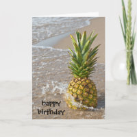 pineapple on the beach