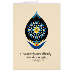 Cartão Pingo de chuva/lágrima