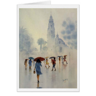 CARTÃO PINGOS DE CHUVA, PARQUE DO BALBOA, SAN