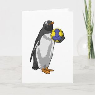 Cartão Pinguim no Esporte Handebol