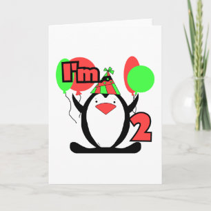 Cartão Pinguim sou dois Camisetas e presentes