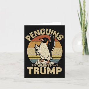Cartão Pinguins Pinguins Contra Pinguins Engraçados
