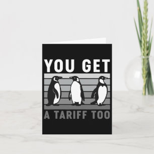 Cartão Pinguins Retroativos Você Tem Uma Tarifa Muito Ant