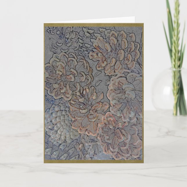 Cartão Pinhas (Frente)