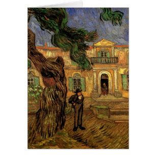 Cartão Pinheiros em Saint-Paul por Vincent van Gogh