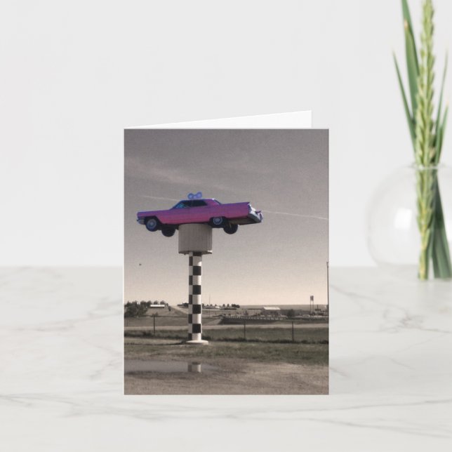 Cartão Pink Caddy (Frente)