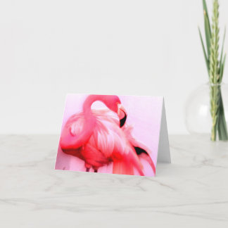 Cartão Pink Flamingo