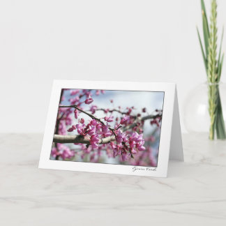 Cartão Pink Flower Tree