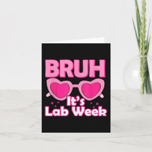 Cartão Pink Lab Week 2024 Medical Lab Science Lab Tech Te