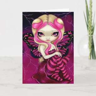 Cartão "Pink Lightning" Greeting Card