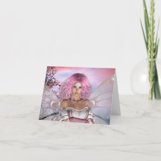 Cartão pink notecard