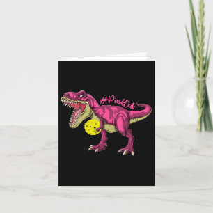Cartão Pink Out T Rex E Picklebyll Byll Byll Invocam Canc