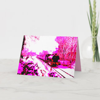 Cartão Pink Polar Express 