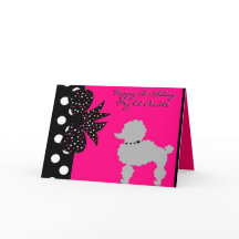 Pink Poodle Birthday