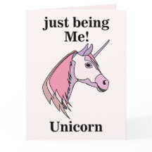 Pink Purple Unicorn Head