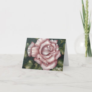 Cartão Pink Rose Note Card