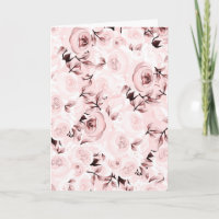 Pink Roses Shabby Chic Glam Elegant Floral Party