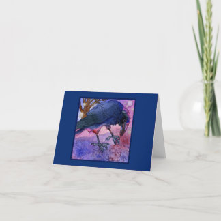 Cartão Pink Sky Crow Notecard
