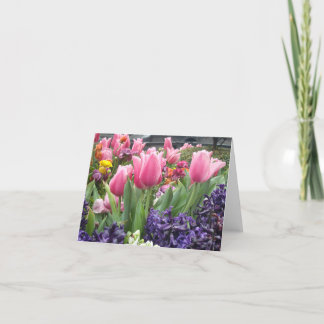 Cartão Pink Tulip Forest Note Cards