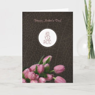 Cartão Pink Tulips - Happy Mother's Day