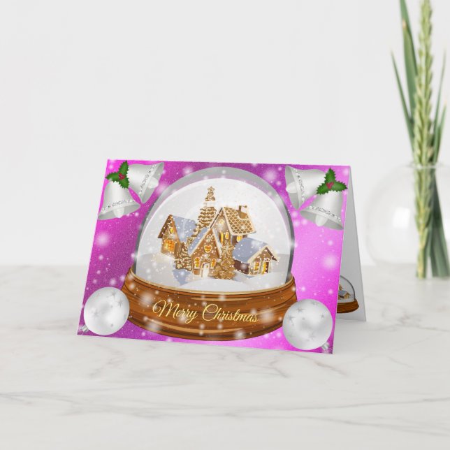 Cartão Pink Winter (Frente)