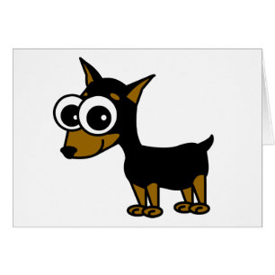Cartão Pinscher diminuto