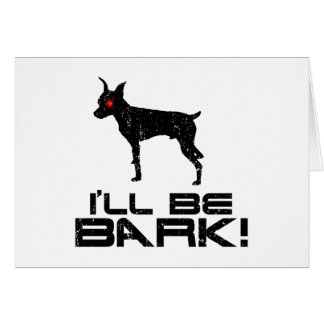 Cartão Pinscher diminuto