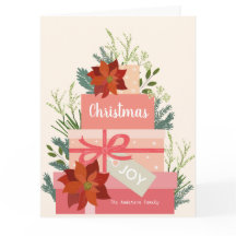 Pinsettias vermelhas de Natal personalizam