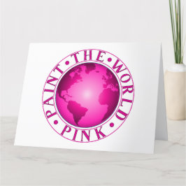 Cartão PINTA O MUNDO PINK A Celebração da Diversidade da