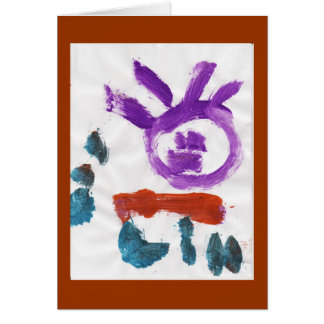 Cartão pintado de Sun