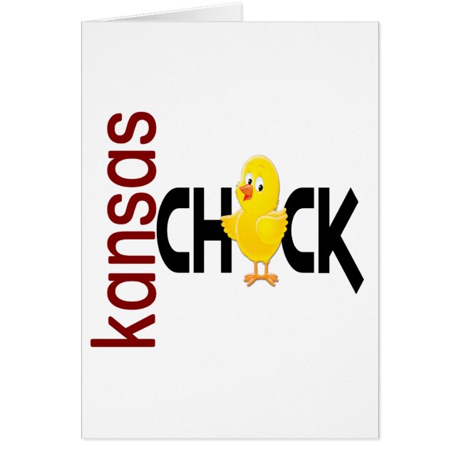 Cartão Pintinho 1 de Kansas (Frente)