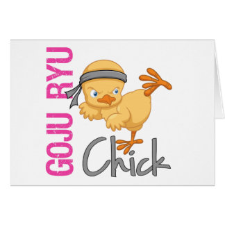 Cartão Pintinho de Goju Ryu