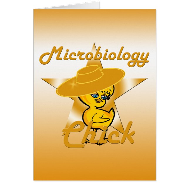 Cartão Pintinho de Microbiologia nº 10 (Frente)