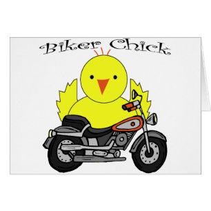 Cartão Pintinho do motociclista