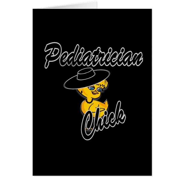 Cartão Pintinho pediatra nº 4 (Frente)