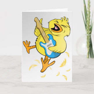 Cartão Pintinho Rock