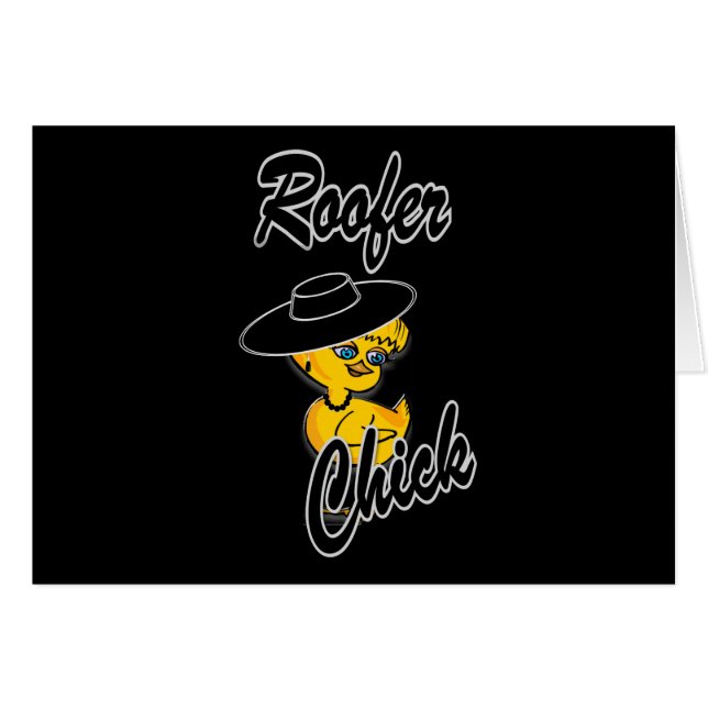 Cartão Pintinho Roofer nº 4 (Frente Horizontal)