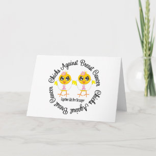 Cartão Pintinhos Contra Cancer